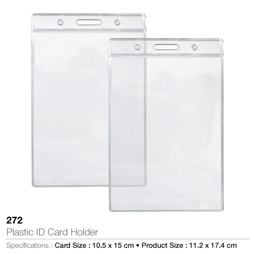 Id Card Holder Plastic Size